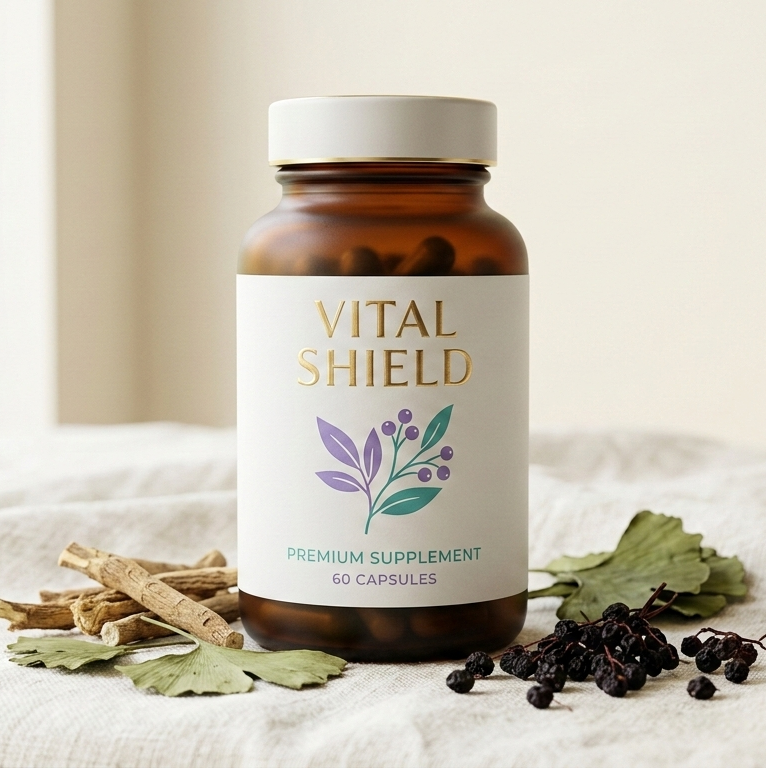 Vital Shield – συσκευασία συμπληρώματος διατροφής